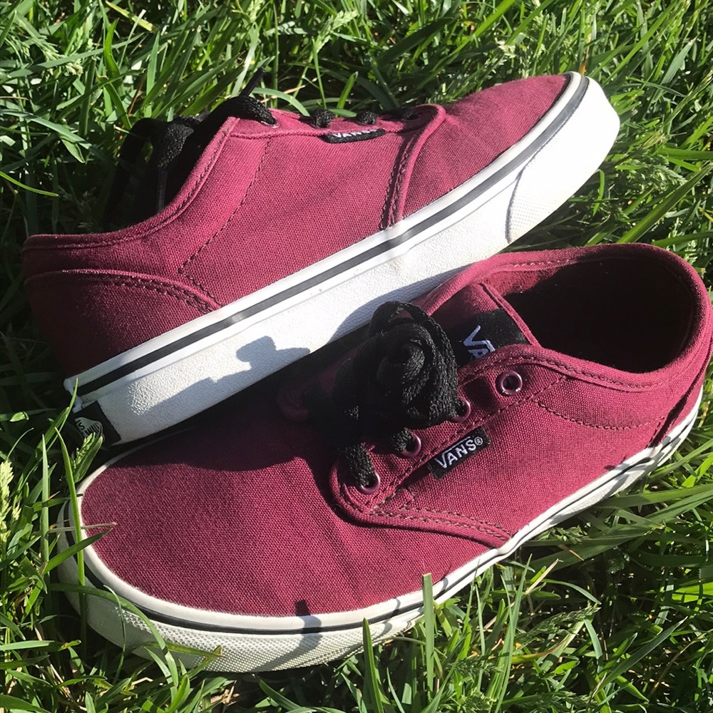 Burgundy Kids Vans | burgundy Vans